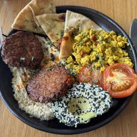 Latke brunch bowl  at Bear in Northwich