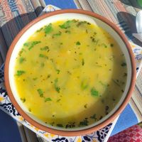 quinoa soup at Pachamama in Isla Del Sol