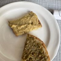 Chickpea and green olive  at WonderUmbria in Torgiano