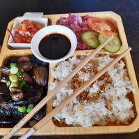 Bento box at The Classroom N7 in North London