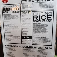 Menu at The Classroom N7 in North London