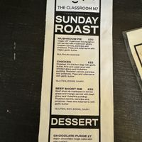   at The Classroom N7 in North London