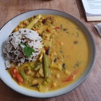 Chickpea curry at Karlsons Skandinavische Köstlichkeiten in Hamburg