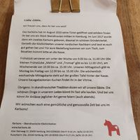 Menu at Karlsons Skandinavische Köstlichkeiten in Hamburg