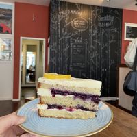 Blueberry and lemon cake  at Karlsons Skandinavische Köstlichkeiten in Hamburg