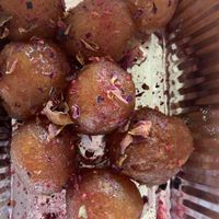 Syrup soaked doughnuts   at Megan's at The Old Bell in St Albans