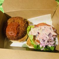 Vegan burger   at Fancy Chips  in Tramore