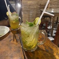 Passion fruit mojito and arrack sawar   at Rice 'n' Curry in Trincomalee