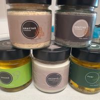 Parmesan, Frischkäse und sowas wie Feta at Veghu in Bidoni