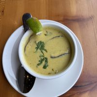 Tom Kha Soup   at Blossoming Lotus in Portland