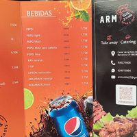 Menu at Armoniia 2 Xefs in Barcelona