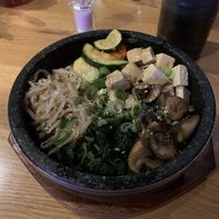 Vegan tofu hotstone   at Yuyumi in Munich