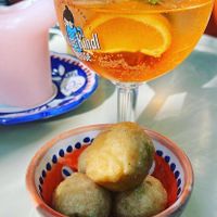 zeppole (free) & Aperol Spritz at Al Catzone Pizza Napovegana in Berlin