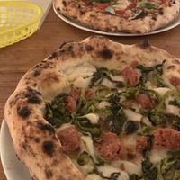 Pino and margarita pizzas   at Al Catzone Pizza Napovegana in Berlin
