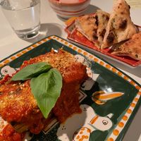 Aubergine Parmigiana at Al Catzone Pizza Napovegana in Berlin