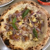 Arnold pizza  at Al Catzone Pizza Napovegana in Berlin