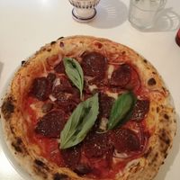 Super Diablo pizza at Al Catzone Pizza Napovegana in Berlin
