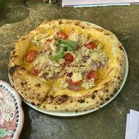 Bruce: very good! The vegan tuna is very tasty  at Al Catzone Pizza Napovegana in Berlin