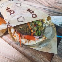   at OPA - Greek Street Food in Tirana