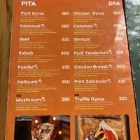   at OPA - Greek Street Food in Tirana