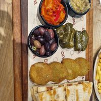Vegan meze at OPA - Greek Street Food in Tirana