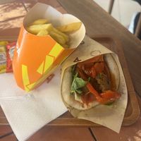   at OPA - Greek Street Food in Tirana