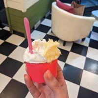 6oz cup you can order up to 2 flavors :) at PussyCat Gelato in Scottsdale