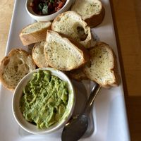 Avacado Smash app without the cheese at Mellow Mushroom in Fayetteville