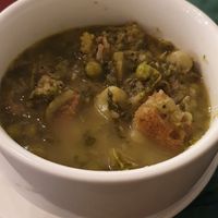 Bean and veggie soup at Il Piccolinos in Warwick