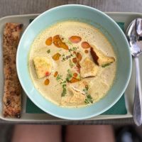 Vegan curry soup  at Foodbar 14tien in Herpen