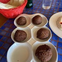 Falafel and bread   at Habibi in Tenerife