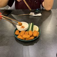 Fried tempeh  at Plant A Seed Vegan in Penang