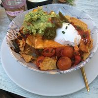 Vegan Nachos  at Bistro Shabby Chíc in Altea