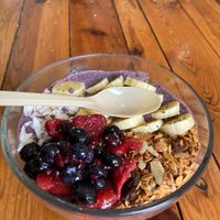 One of the smoothie bowls at Batidos Pitaya in Leon