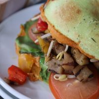 Vegan bagel at Espresso House in Lillehammer