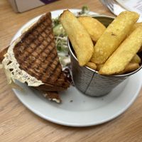 Vegan cheese toastie  at The Atherstone Red Lion Hotel in Atherstone