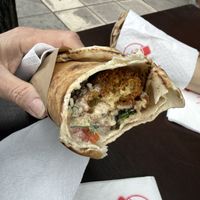   at Falafel House in Thessaloniki