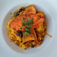 Vegetable couscous at Nomad in Marrakech