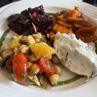 Vegetable salads (main)  at Nomad in Marrakech