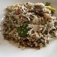 Quinoa and cauliflower couscous  at Nomad in Marrakech