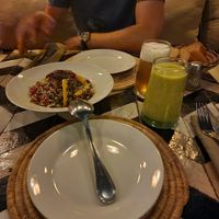 Cauliflower tabbouleh starter at Nomad in Marrakech