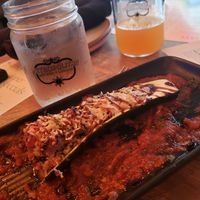 Stuffed zucchini....delicious! at Metropolitan in Annapolis