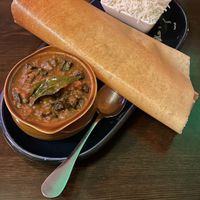 Bendakaya Pulusu (okra curry)  at 615Chutney in Nashville