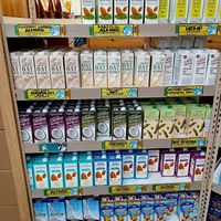 Lots of non dairy milk at Trader Joe's in Fort Collins