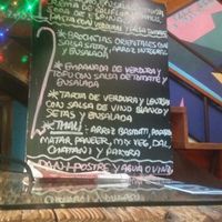 Menu :) at Veggie Garden - Dels Angels in Barcelona