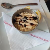 Apple crumble, molt recomanat at Veggie Garden - Dels Angels in Barcelona