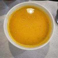 Carrot soup  at Veggie Garden - Dels Angels in Barcelona