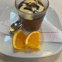 Chocolate pudding, part of the 3-course lunch offer for 12,50€. at Veggie Garden - Dels Angels in Barcelona