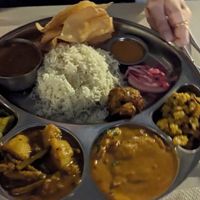Luxury thali at Veggie Garden - Dels Angels in Barcelona