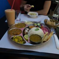 indian plate at Veggie Garden - Dels Angels in Barcelona